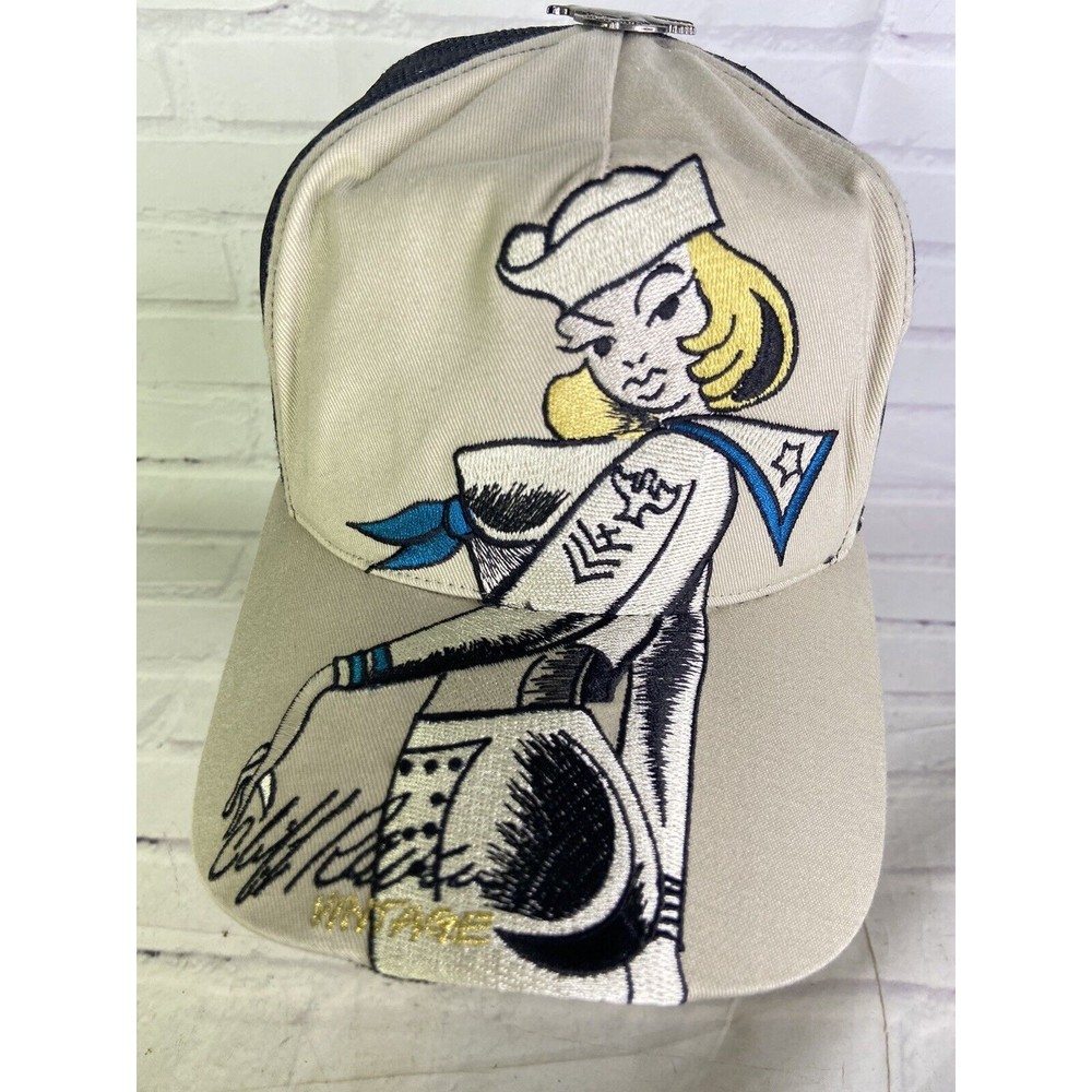Cliff Raven Vintage Sailor Girl Tattoo Embroidere… - image 2